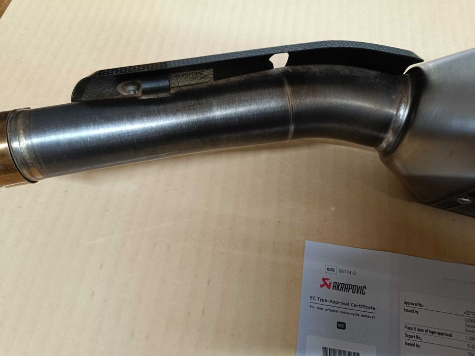Ponteira Akrapovic Yamaha Tenere 700 Black Color