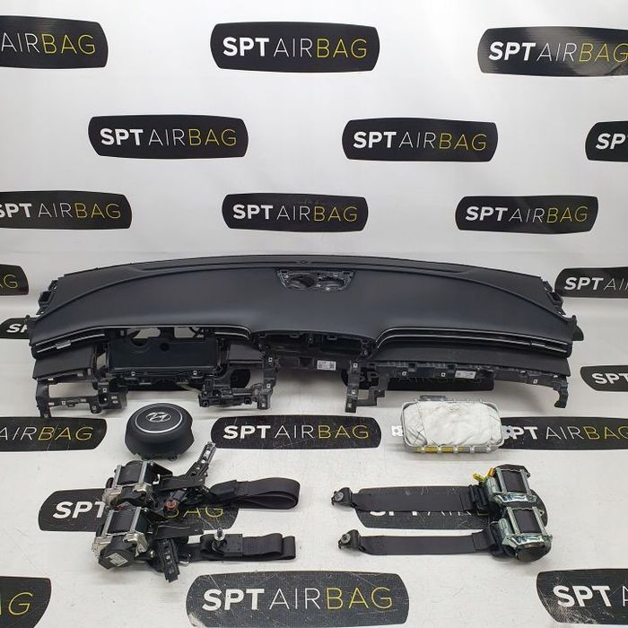 HYUNDAI TUCSON 4 IV DESKA ROZDZIELCZA KONSOLA KOKPIT PULPIT PODUSZKI AIRBAG AIR BAG PASY KIT SET