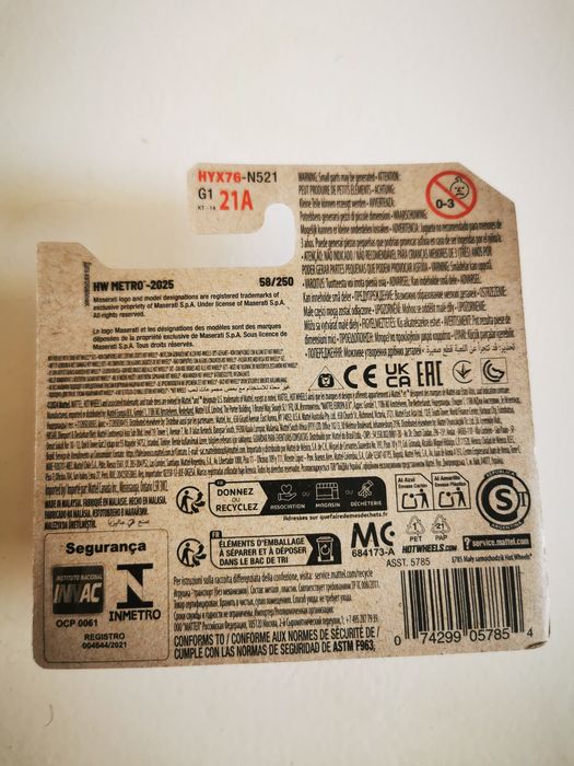 Maserati Shamal Hot Wheels 2025