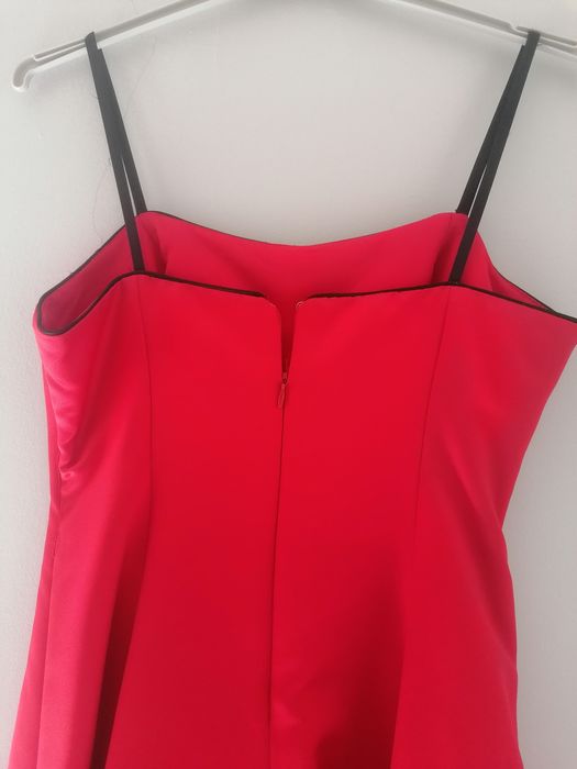Vestido vermelho de cerimónia