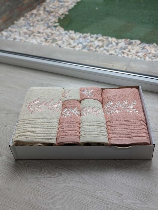 Conjunto de toalhas banho / WC 100% algodão