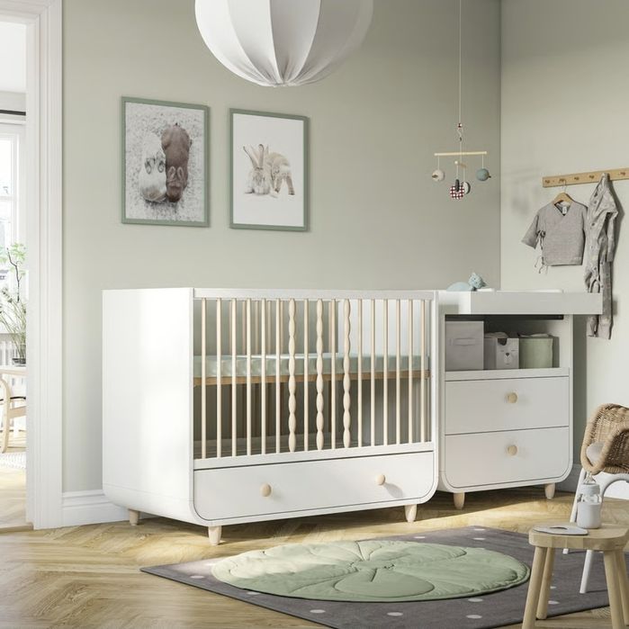 Berço Berço IKEA MYLLRA (60x120) – Como Novo