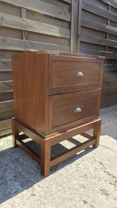 Komoda szafka nocna kolonialna drewniana unikatowa