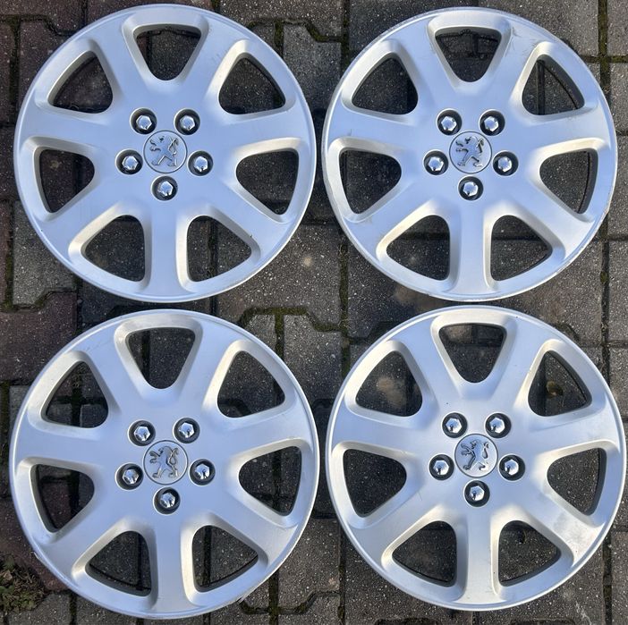 Kołpaki Peugeot 16 407, 807, 508, 307, 308, Partner - na sztuki