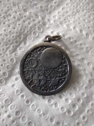 Srebro 925 piękny znak zodiaku Bliźnięta