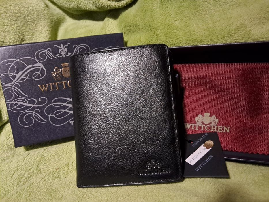 15. Nowy portfel męski Wittchen oryginalny skóra naturalna okazja