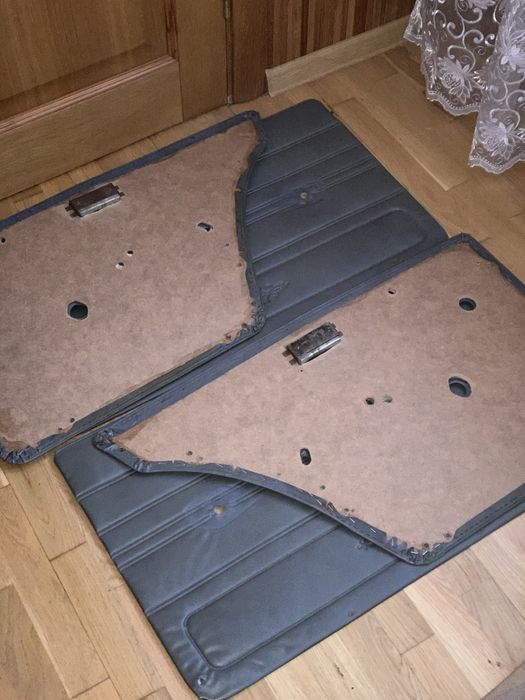 Обшивка дверей карти ваз жигулі 2106 ссср сірі серие