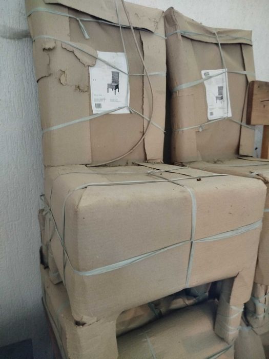 Krzesło Krzesła Jysk Medford 6szt nie używane do jadalni naturalne