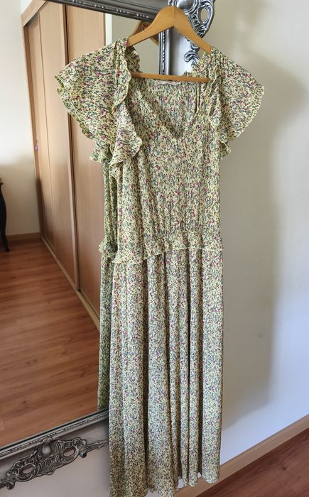 Vestido floral ,Mango