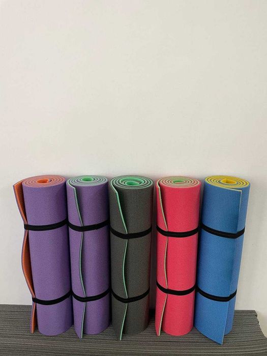 -50% Коврик для фитнеса, каремат, йога-мат, 5 мм, 8 мм, 10 мм