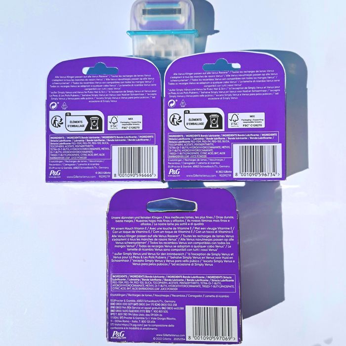 Змінні картриджі Gillette Venus 5 Deluxe Smooth Swirl - 100% оригінал