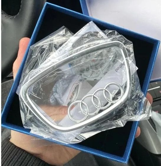 Эмблема Audi A1 A3 A4 A5 A6 B8 B9 C7 Q3 Q5 на руль рамка+кольца Новая!