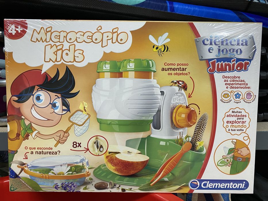 Microscópio Kids Clementoni 4+ NOVO