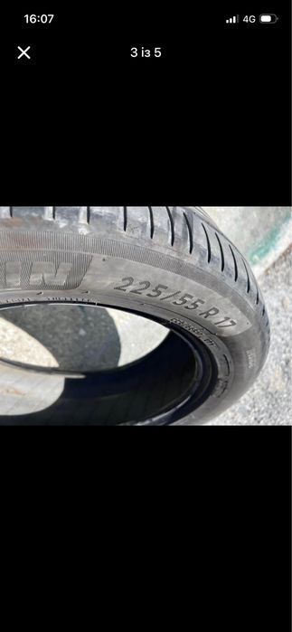 225/55/17 Michelin 2 pneus