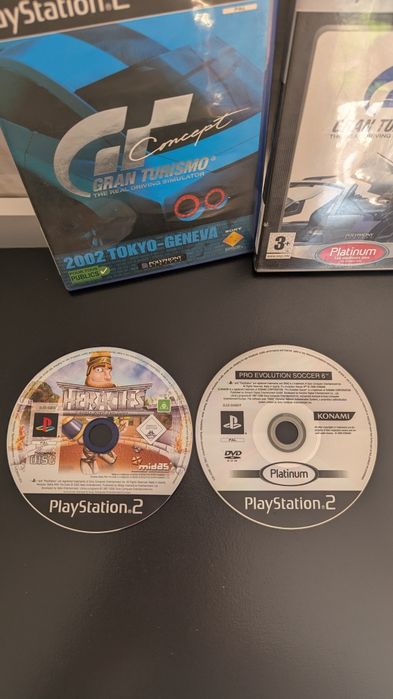 PS2 Aqua Blue + Jogos