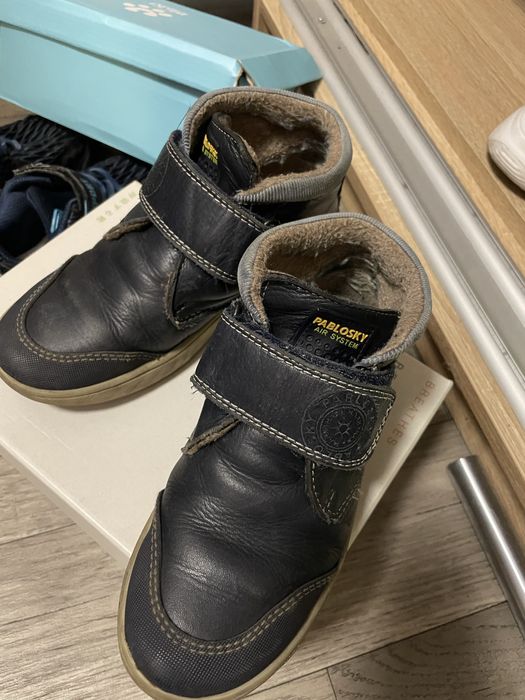 Ботинки на войлочной подкладке теплые