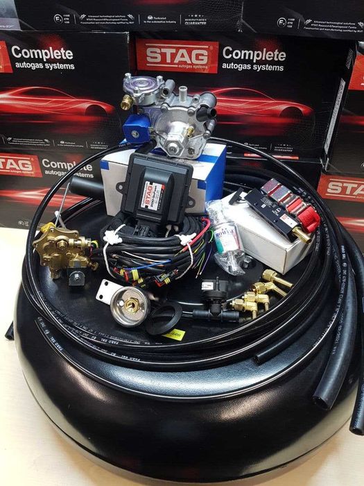 Повний комплект ГБО 4 покоління. Стаг Go-fast, Балон. Установка ГБО