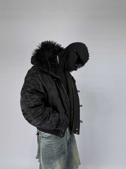 NO FAITH STUDIOS NFS Аляска куртка бомбер капюшон хутро курточка