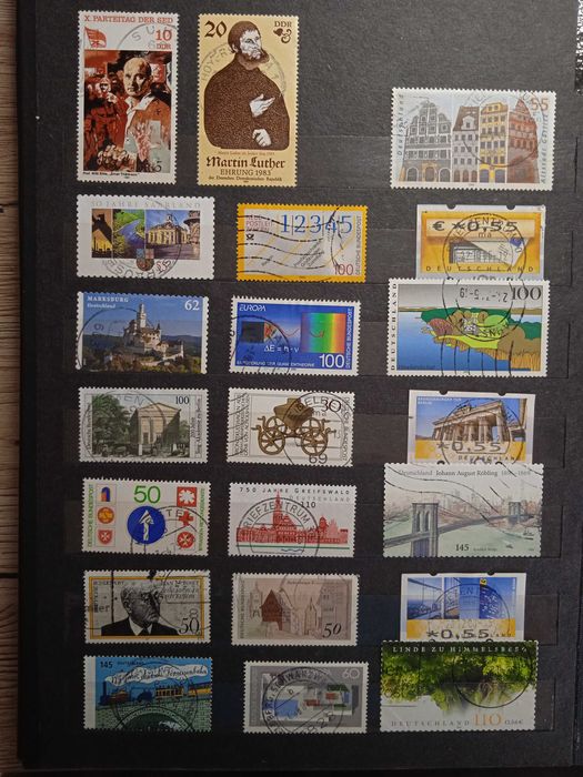 Znaczki Pocztowe Niemcy Deutche Niemieckie 253 szt (80)