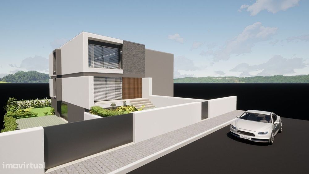 Moradia Geminada de Luxo em Nogueira, Braga