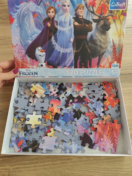 Puzzle 120, Kraina Lodu, Trefl 5+