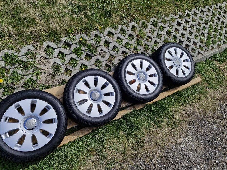Alufelgi + opony letnie 205/55/16 Audi