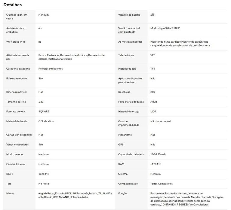 Smartwatch estilo Applewatch