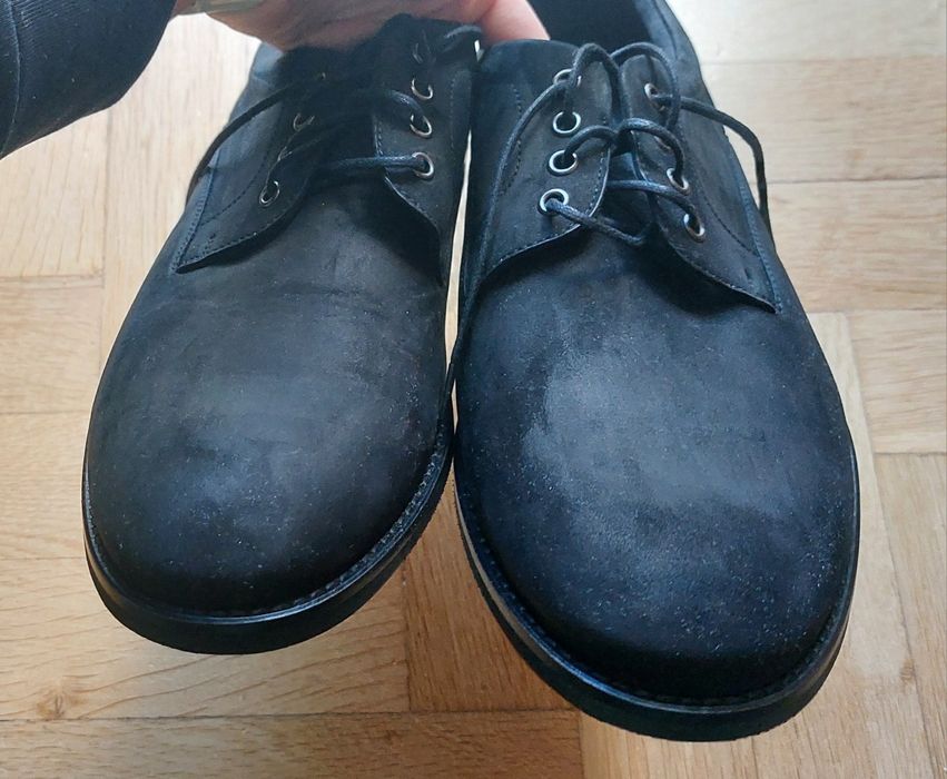 Buty zamszowe wizytowe Ryłko r.43