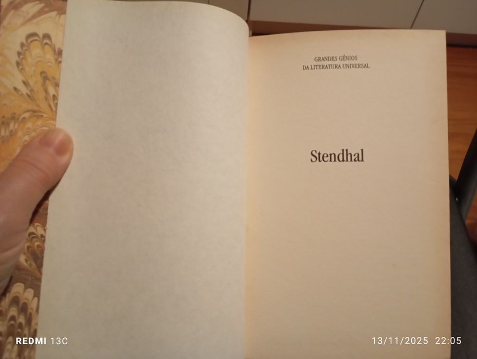 Livro " O vermelho e o negro"