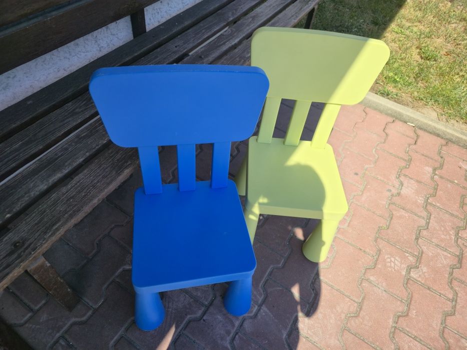 3 Krzesełka mammut ikea