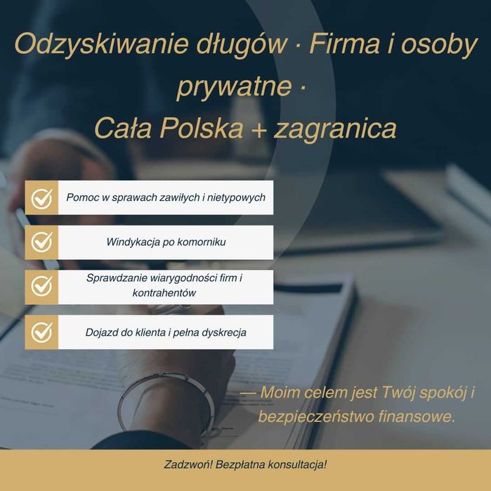 Skuteczna windykacja należności · Firmy i osoby prywatne