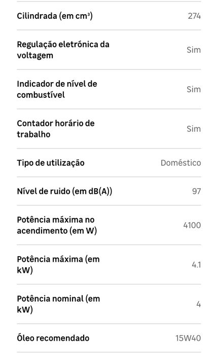 Gerador Gasolina 5000w Pramac - Proteção contra Apagão