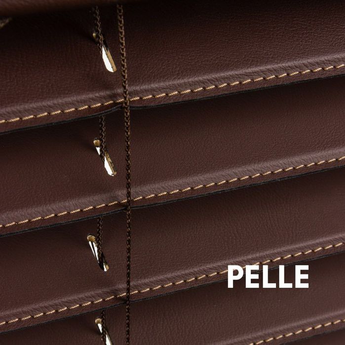 Жалюзі преміум. Жалюзі шкіра. Premium leather blinds.