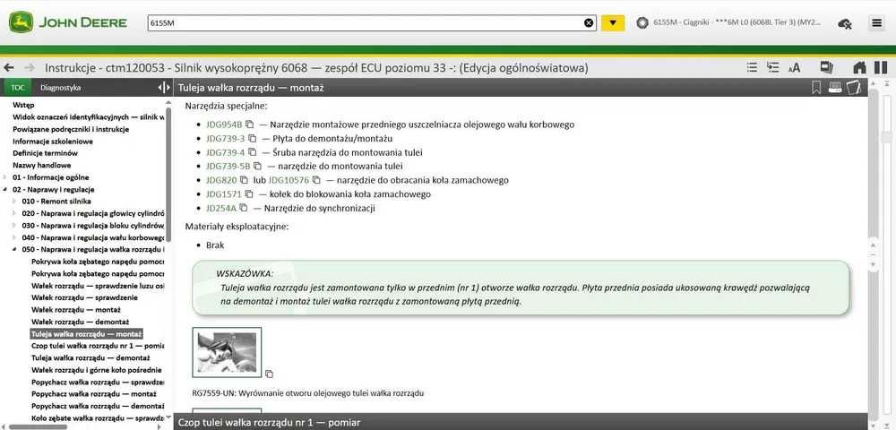 INTERFEJS DIAGNOSTYCZNY John Deere EDL V2 Serwisówka Maszyny Rolnicze i Maszyny Leśne PEŁNY ZESTAW DIAGNOSTYCZNY Kombajny Ciągniki Harvestery
