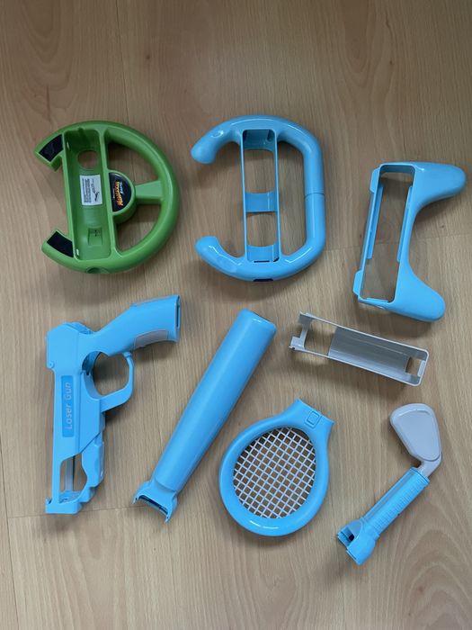 Wii Preta c/ comandos e jogos