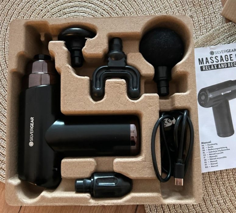 Masażer pistolet do masażu Silvergear