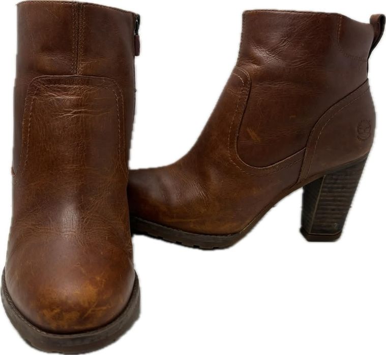 Botki skórzane wodoodporne Timberland Rozmiar 39