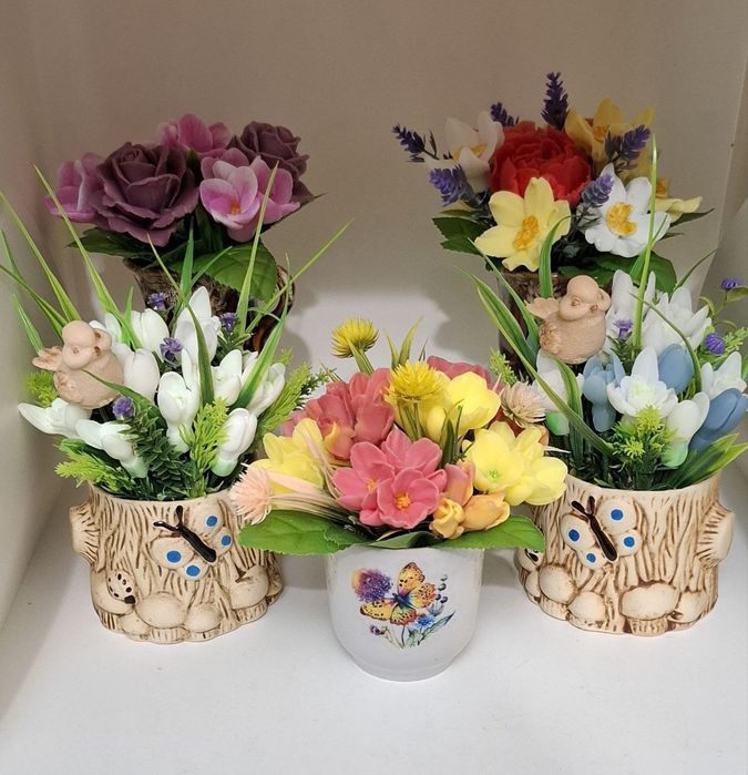 квіти з мила букет на 8 березня, подарунок для жінок доставка по місту