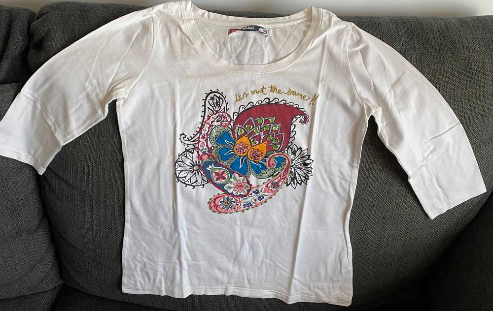 Camisola meia manga Desigual Tamanho L