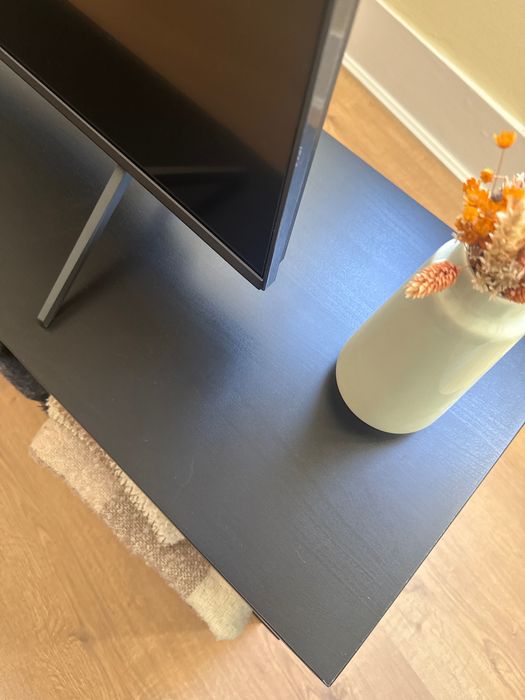 Móvel televisão preto Lack IKEA 160x35x36