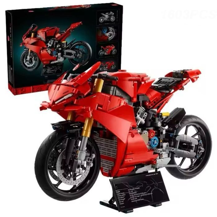 Конструктор Ducati Panigale Дукаті V4 R червоний мотоцикл 160 Код 1053