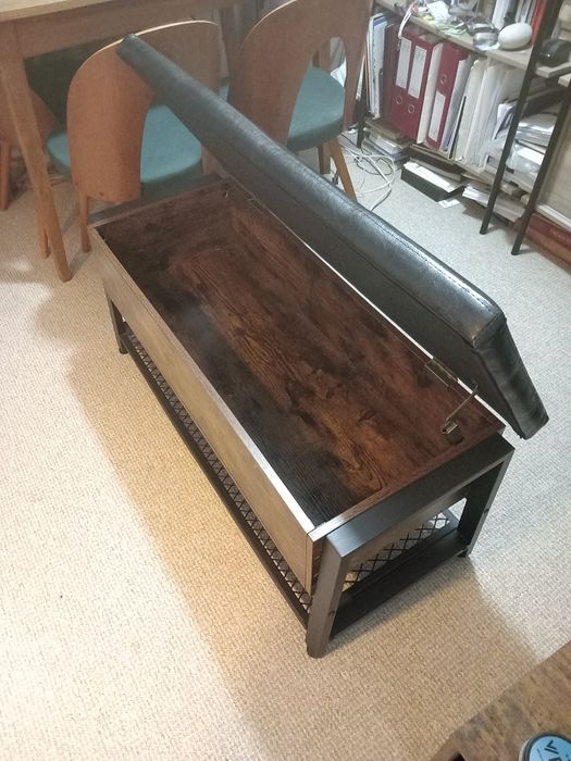 Duża pufa ławka schowek