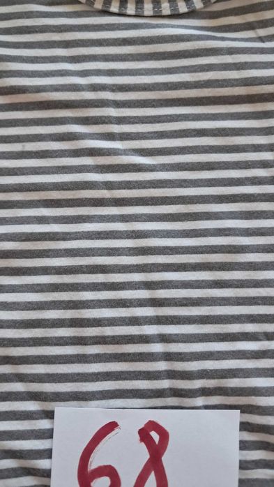 Body niemowlęce paski paseczki krótki rękaw