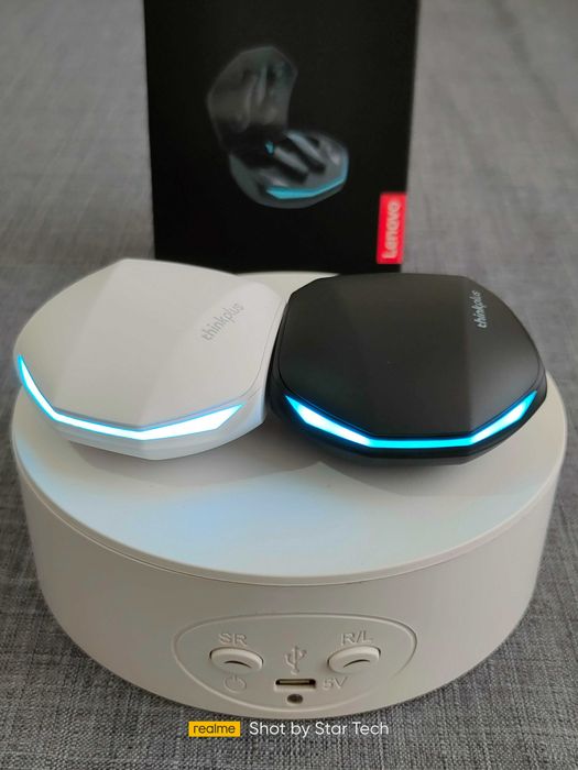 Fones Lenovo GM2 Pro - Preto | Branco