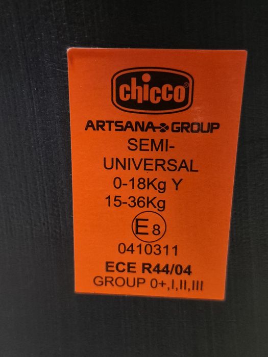 Крісло Chico, поворотна база, 0-6 років