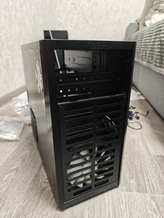 Корпус + блок питания + вентилятор. Лежачие корпусы для ПК.