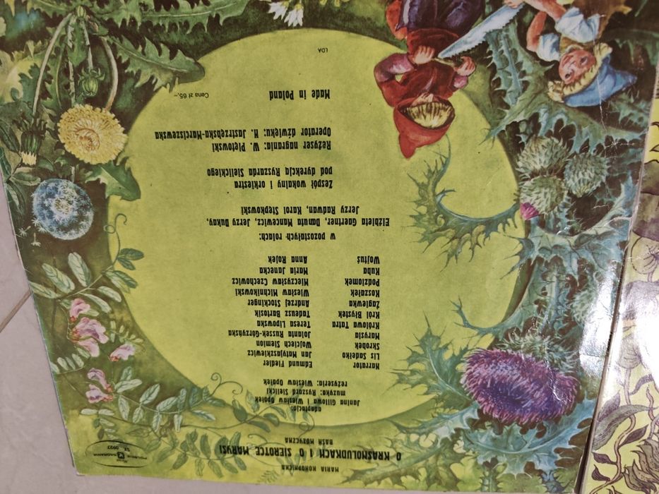 Zestaw bajek na płytach winylowych