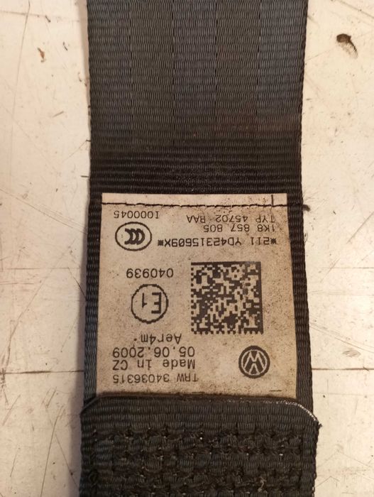 Cintos de Segurança Traseiros VW Scirocco (1K8857805/6)