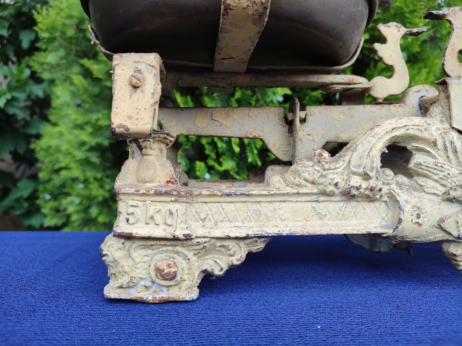 Stara waga szalkowa  M. MER- 5 kg