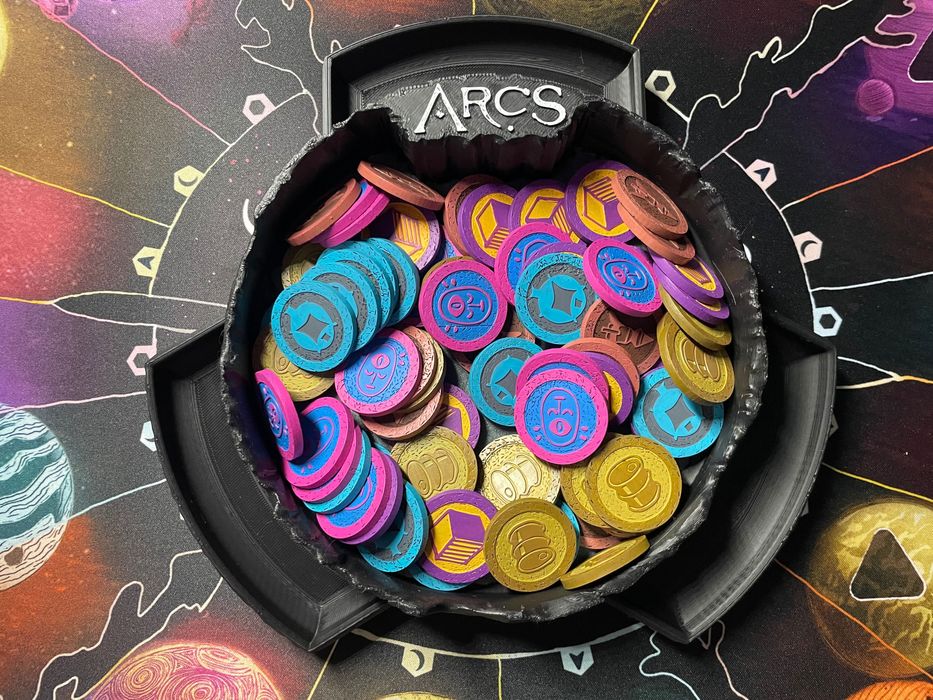 Arcs. Żetony surowców do gry Arcs